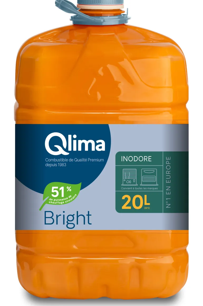 Combustible liquide Qlima Bright pour poêles 20L
