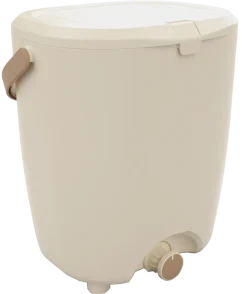Composteur de cuisine Bokashi Pure 15L beige + activateur