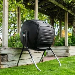 Composteur rotatif simple 189L noir