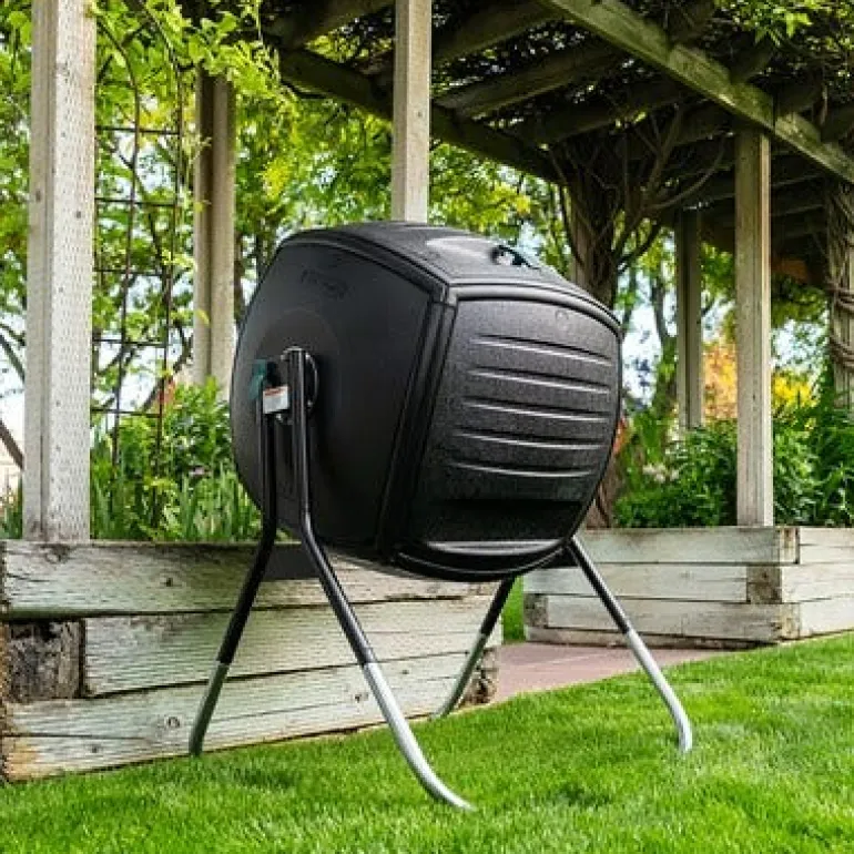 Composteur rotatif simple 189L noir
