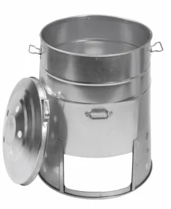 Composteur en acier galvanisé avec une trappe 120L