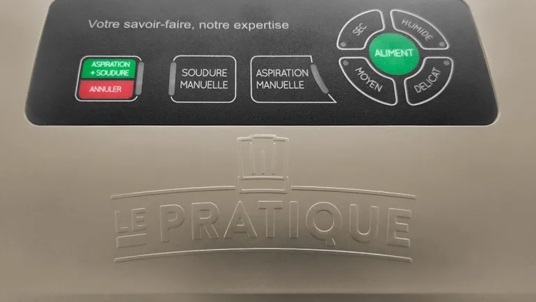 Conditionneuse sous vide Essentielle 120W LE PRATIQUE