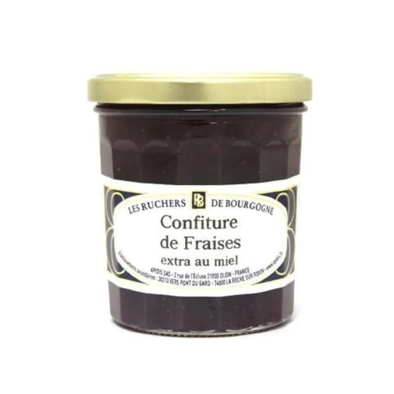 Confiture de fraise au miel 375g