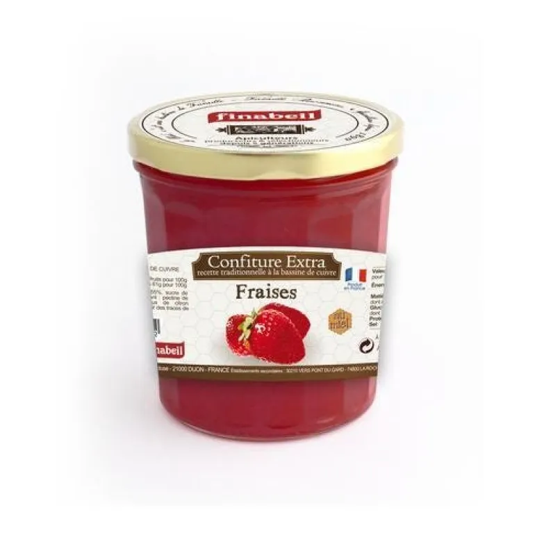 Confiture de fraise au miel 375g