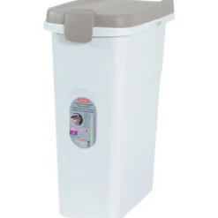 Container plastique hermétique pour stockage croquette 25L