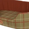 Corbeille chien Classic Confort Highland T60 kaki/rouille
