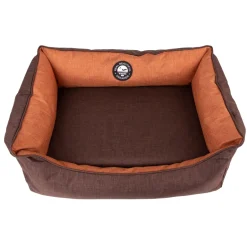 Corbeille chien et chat Real Dreamer T90 marron-orange