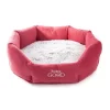 Corbeille pour petit chien Igloo ronde rouge MARTIN SELLIER
