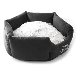 Corbeille pour petit chien Igloo ronde noir MARTIN SELLIER