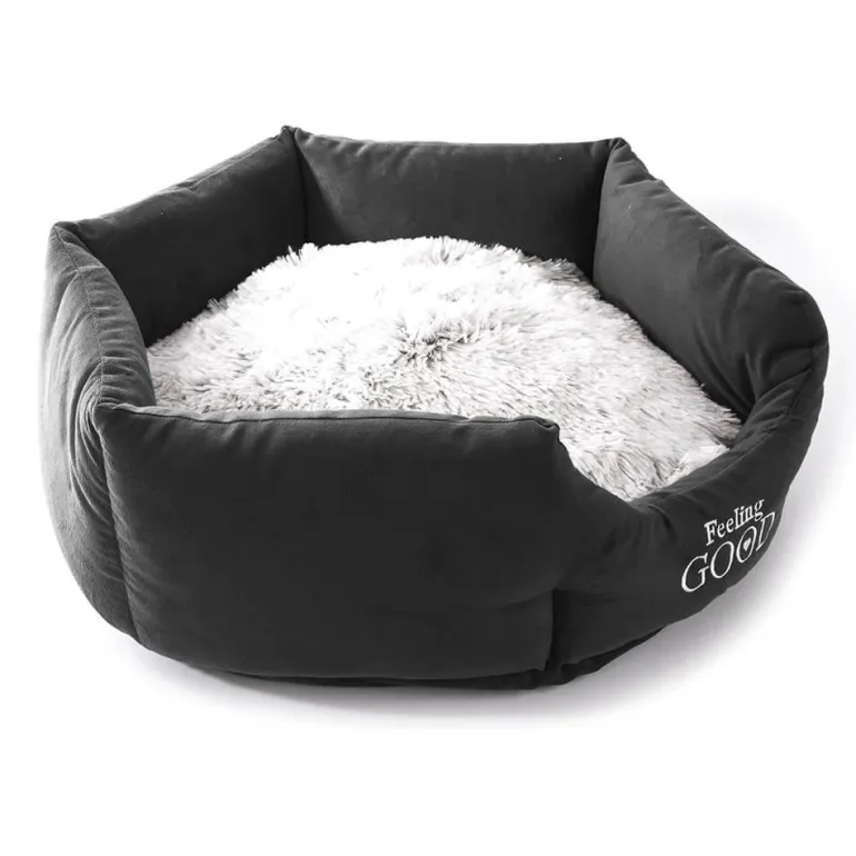 Corbeille pour petit chien Igloo ronde noir MARTIN SELLIER