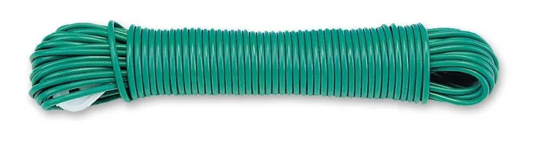 Corde à linge verte avec tendeur 10 m CHAPUIS