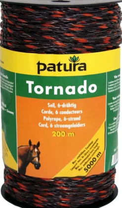 Corde TORNADO marron/orange 6 conducteurs 200 m