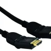 Cordon HDMI FPE articulée 180° mâle/mâle connectique dorée