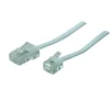 Cordon RJ45/RJ11 FPE mâle/mâle - 1.8m