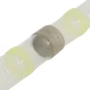 Cosse jonction bout à bout isolée thermo à souder jaune(x10)