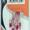 Cosse plate mâle et femelle isolée rouge 6,3x0,8mm (x10)