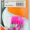 Cosse plate mâle isolée thermo rouge 6,3x0,8mm (x10)