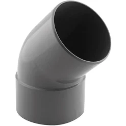 Coude PVC évacuation 45° mâle/femelle Ø80