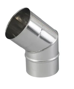 Coude BR45° 2 parties inox 304 Ø153mm