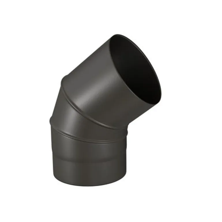 Coude 60° noir mat Ø153mm