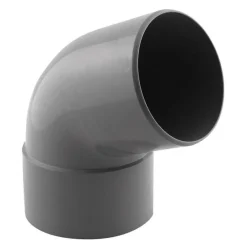 Coude PVC évacuation 67° mâle/femelle Ø80