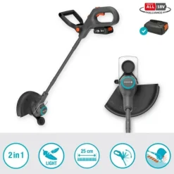 Coupe-bordures EasyTrim 25/18V P4A (produit seul) GARDENA