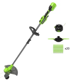 Coupe-bordures 2en1 DVT 48V 33cm (sans batterie) GREENWORKS