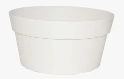 Coupe Chicago + Soucoupe clipsée Ø30cm blanc