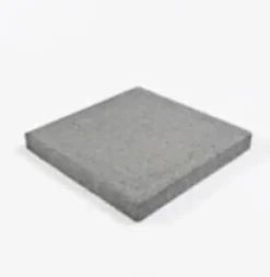 Couronnement lisse gris 40x40