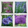 Coussin extérieur floral S 40x40x13 cm - Vendu à l'unité