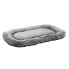 Coussin ovale antidérapant 110 x 70 cm gris