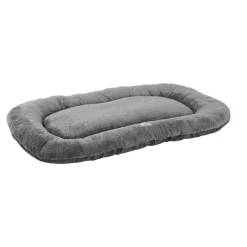 Coussin ovale antidérapant 95 x 60 cm gris