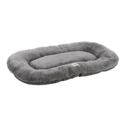 Coussin ovale antidérapant 60 x 40 cm gris