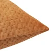 Coussin 40x40cm déhoussable carlie rouille
