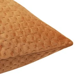 Coussin 40x40cm déhoussable carlie rouille