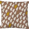 Coussin déco Envol terre rouille 40x40 cm