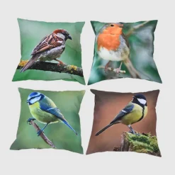 Coussin extérieur oiseau S 40x40x13 cm - Vendu à l'unité