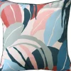 Coussin imprimé feuillage Montera 40x40 cm multicolore