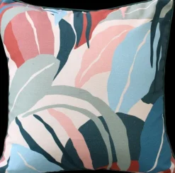 Coussin imprimé feuillage Montera 40x40 cm multicolore