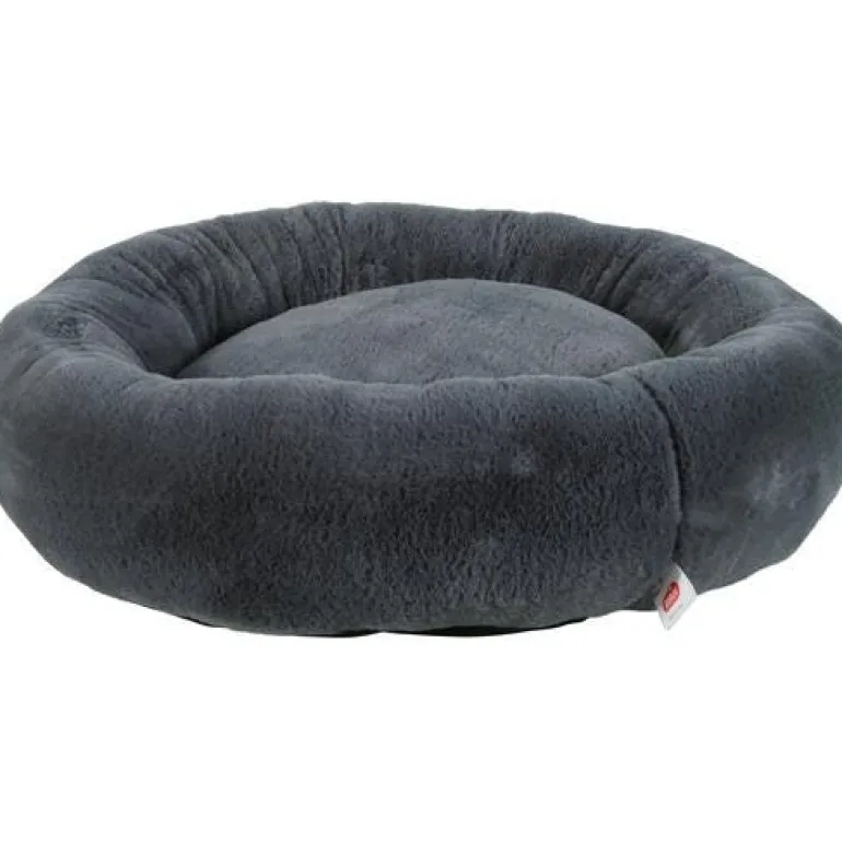 Coussin Noé poils courts gris anthracite 80 cm ZOLUX