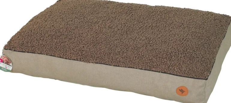 Coussin ouatine déhoussable Billy 90 cm marron ZOLUX