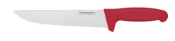 Couteau de boucher pro surmoulé lame 25 cm rouge