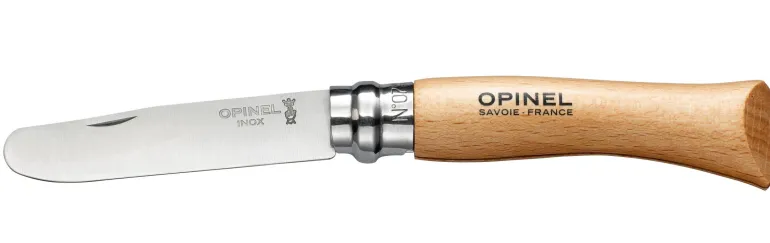 Couteau fermant à bout rond n°07 Mon Premier naturel OPINEL