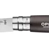 Couteau fermant Vri baroudeur n°8 noir brun avec lien OPINEL