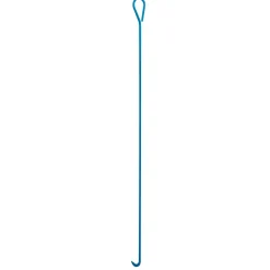 Crochet à crabe simple - 100 cm - acier bleu