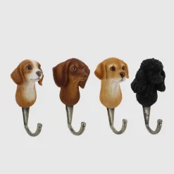 Crochet motif tête de chien - Vendu à l'unité
