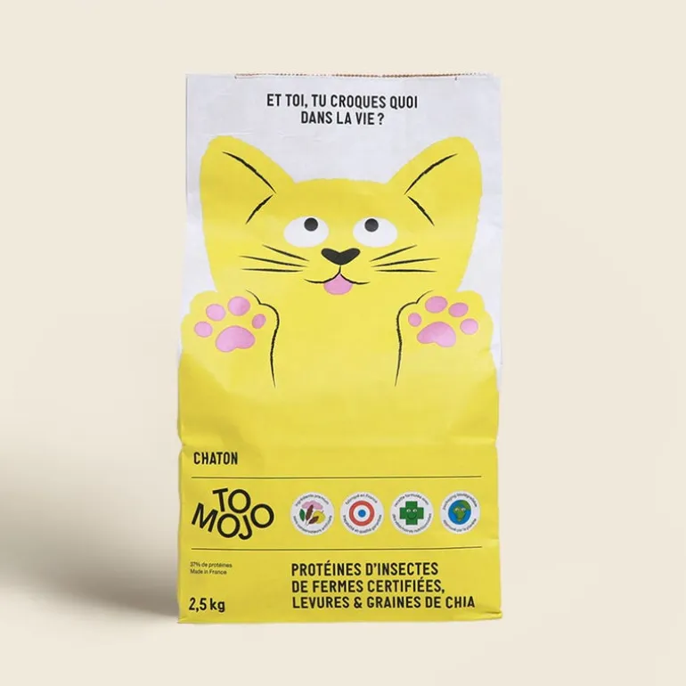 Croquettes aux insectes pour chaton 2,5 kg