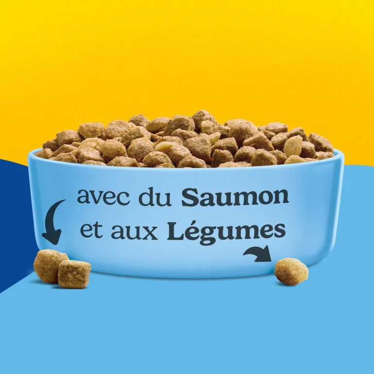 Croquettes chat adulte stérilisé Saumon-Légumes 3kg FRISKIES