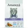 Croquettes chat stérilisé goût poisson 4 kg AMANOVA
