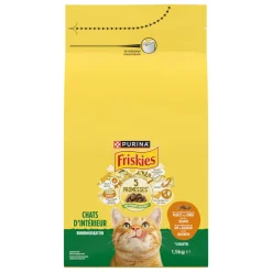 Croquettes pour chat d'intérieur Poulet-Dinde-Légumes 1,5 kg